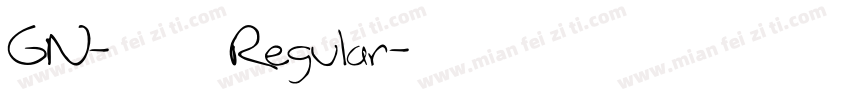 GN-キルゴ Regular字体转换
